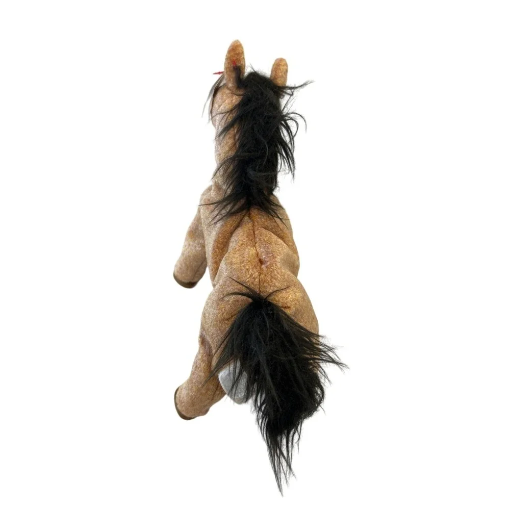 Ty Beanie Baby Horse Pony‎ Oats Plush Toy Brown Original Tag